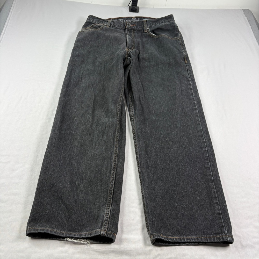 Vintage Levis Silvertab Jeans Mens 33x30 Black Baggy Skater Y2K Denim
